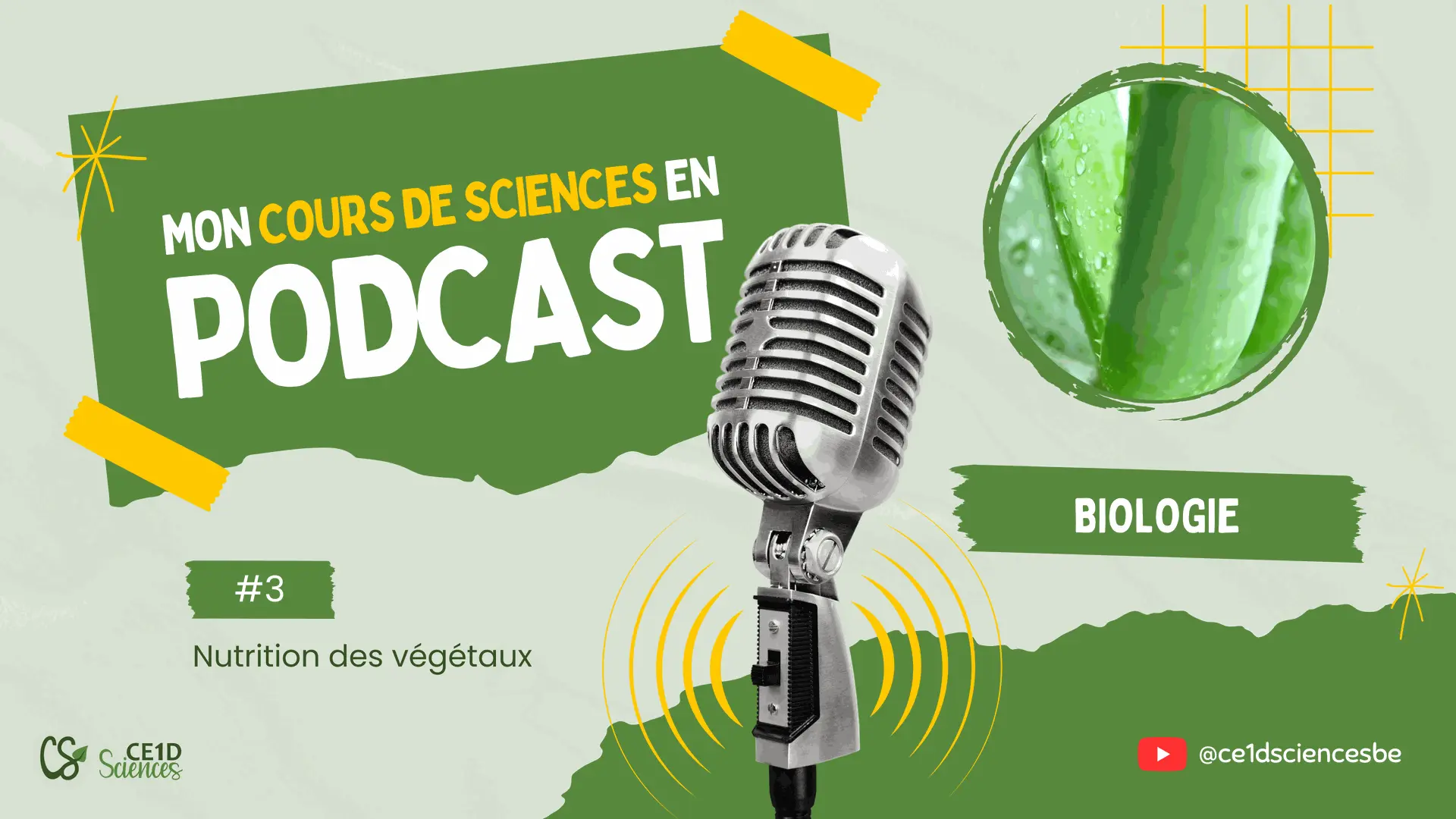 Mon cours de sciences en podcast
