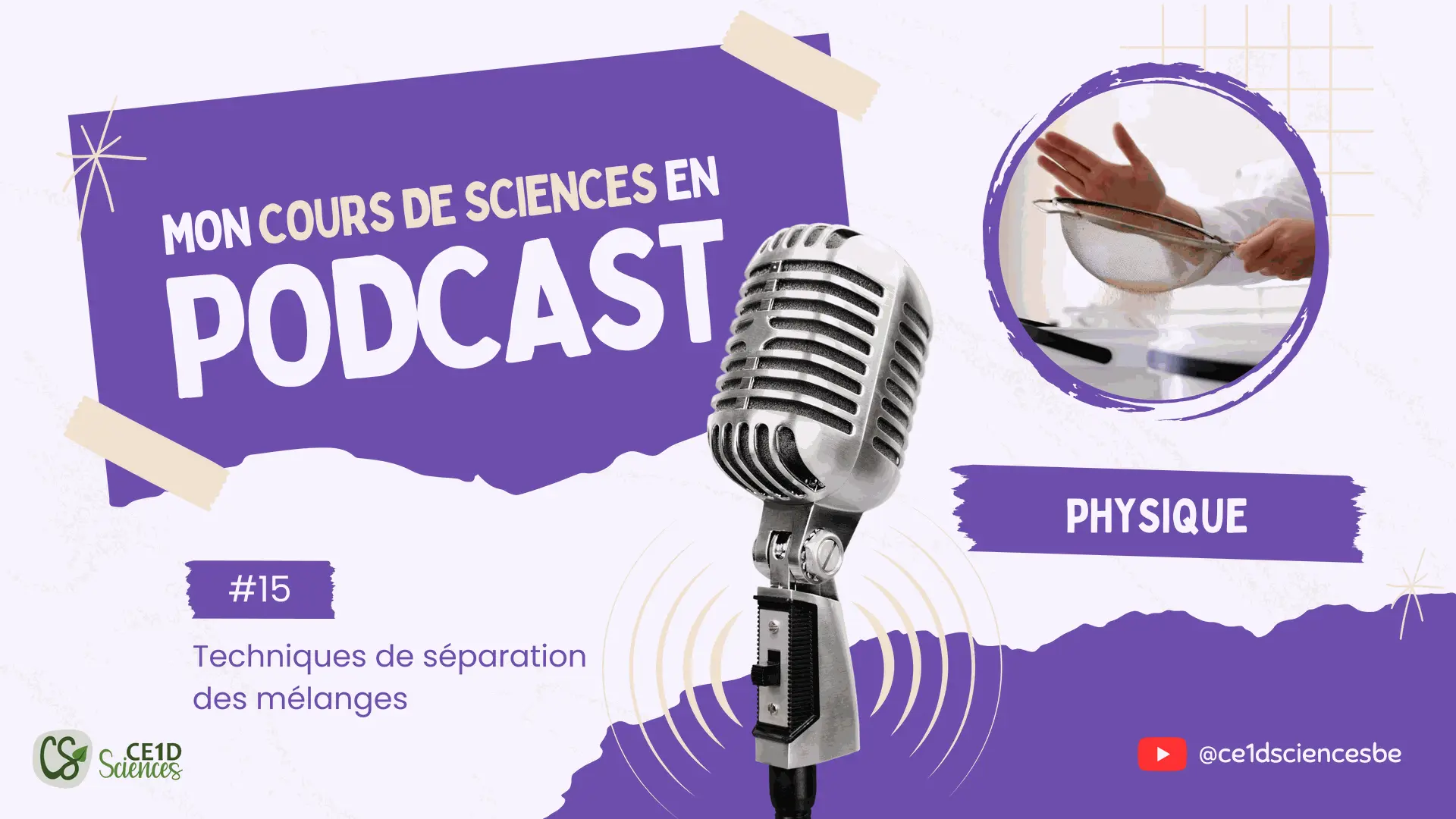Mon cours de sciences en podcast
