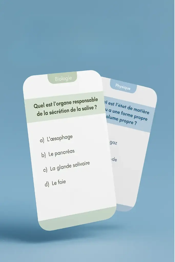 Cartes QCM
