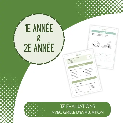 Pack de 17 évaluations - TOUT le 1e degré